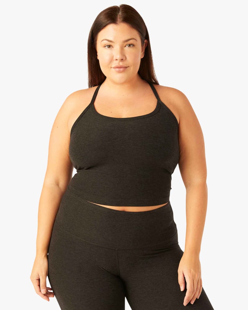 Front of plus size Hallie Racerback Tank Top by Beyond Yoga | Dia&Co | dia_product_style_image_id:139644